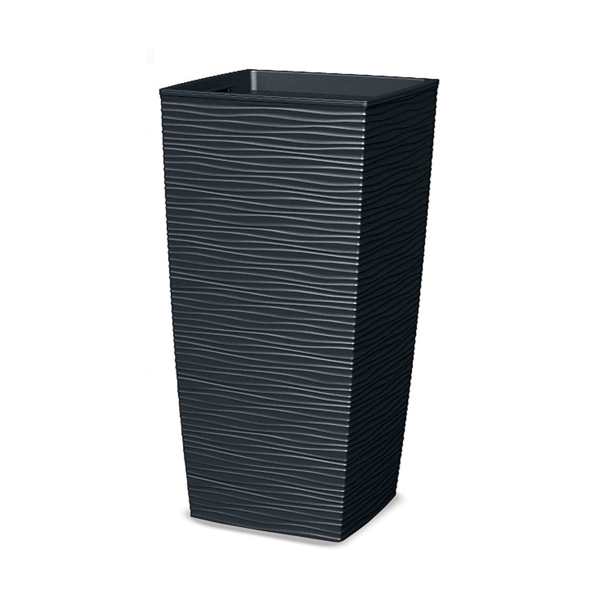 BLUMAX - Vaso Aurora Antracite con Inserto - h57x30x30 cm